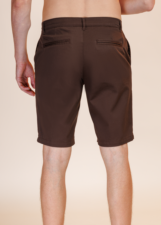 TWILL FLAT FRONT SHORT