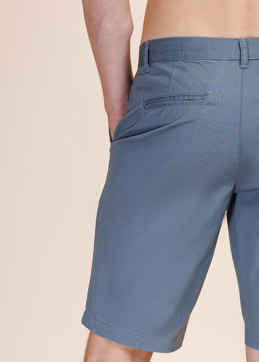 TWILL FLAT FRONT SHORT