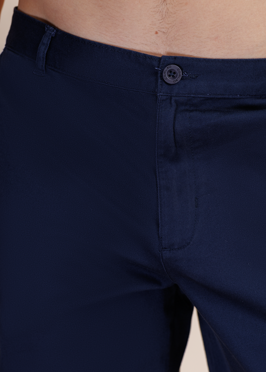 TWILL FLAT FRONT SHORT