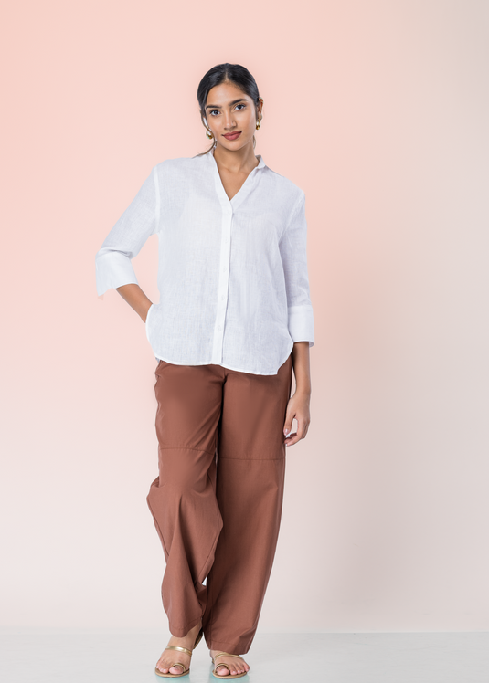 Basic Linen Blouse