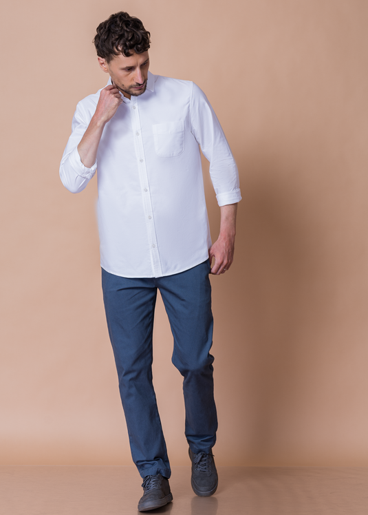 Casual Oxford Long Sleeve Shirt