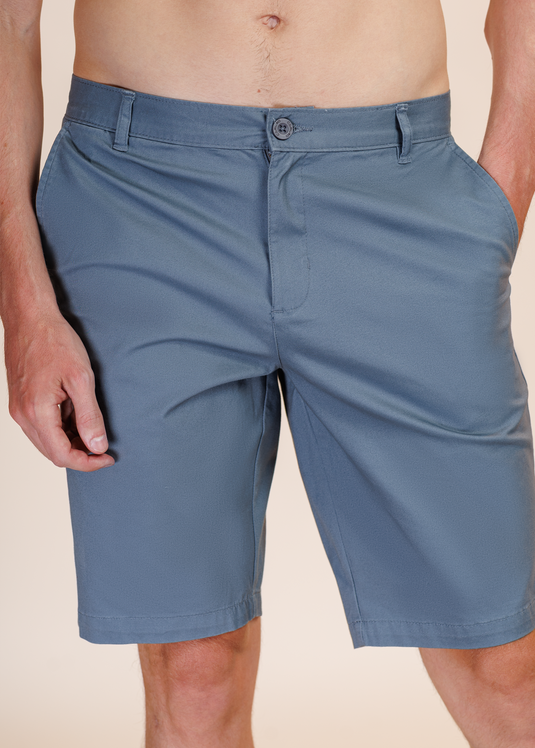 TWILL FLAT FRONT SHORT