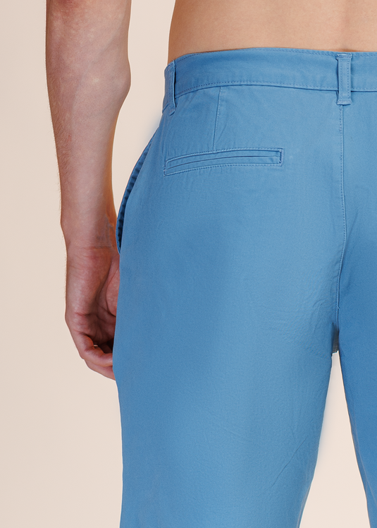 TWILL FLAT FRONT SHORT