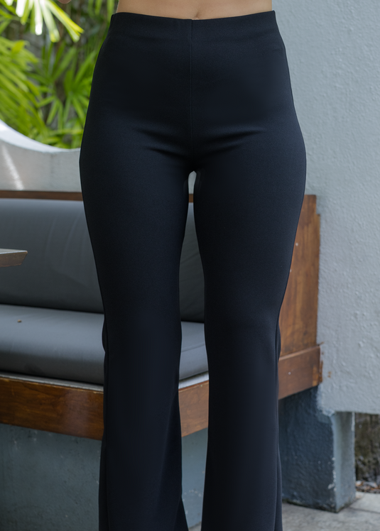 High waisted boot cut pant
