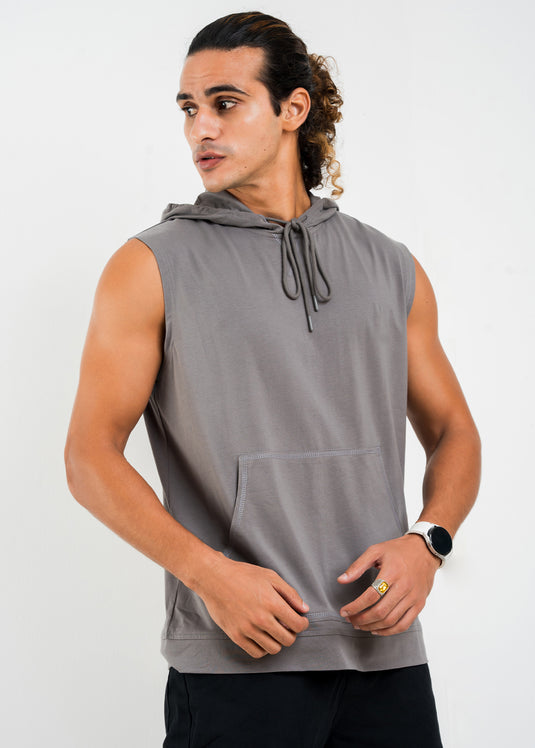 Loungewear Mens Sleeveless Hoodie