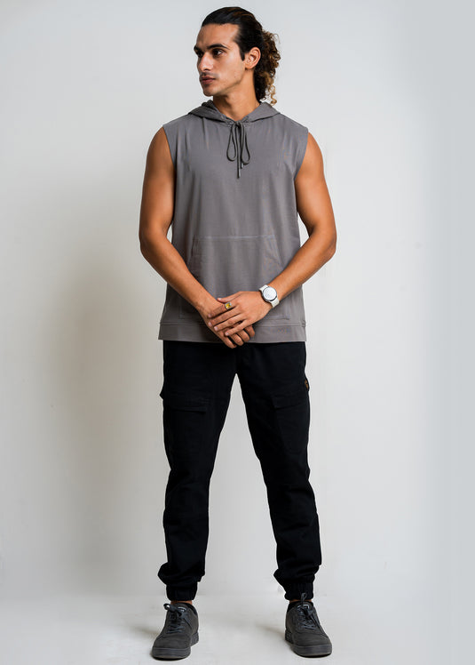 Loungewear Mens Sleeveless Hoodie