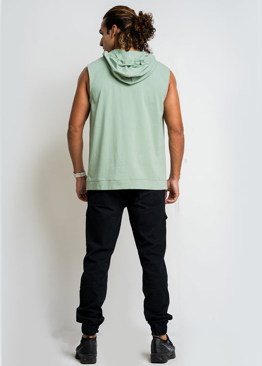 Loungewear Mens Sleeveless Hoodie