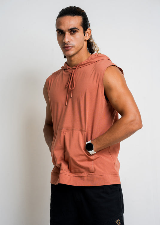Loungewear Mens Sleeveless Hoodie