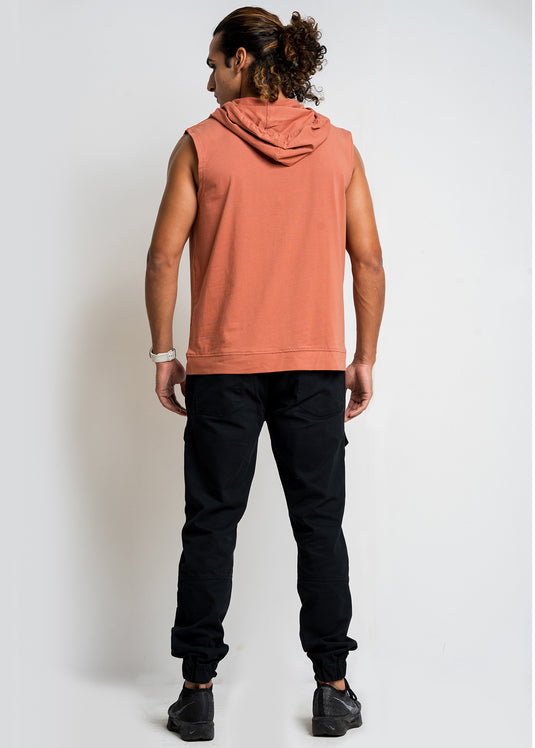 Loungewear Mens Sleeveless Hoodie