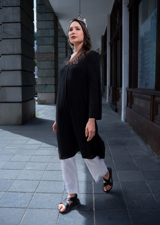 Long sleeve kurtha top