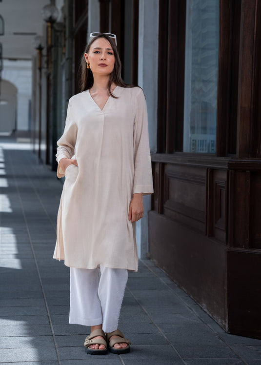 Long sleeve kurtha top
