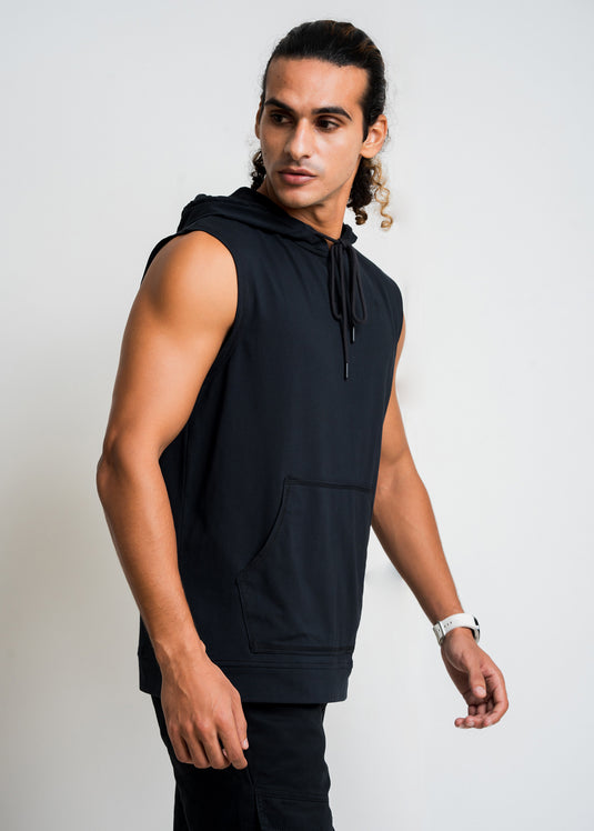 Loungewear Mens Sleeveless Hoodie