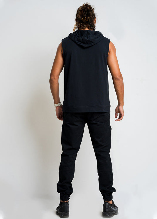 Loungewear Mens Sleeveless Hoodie