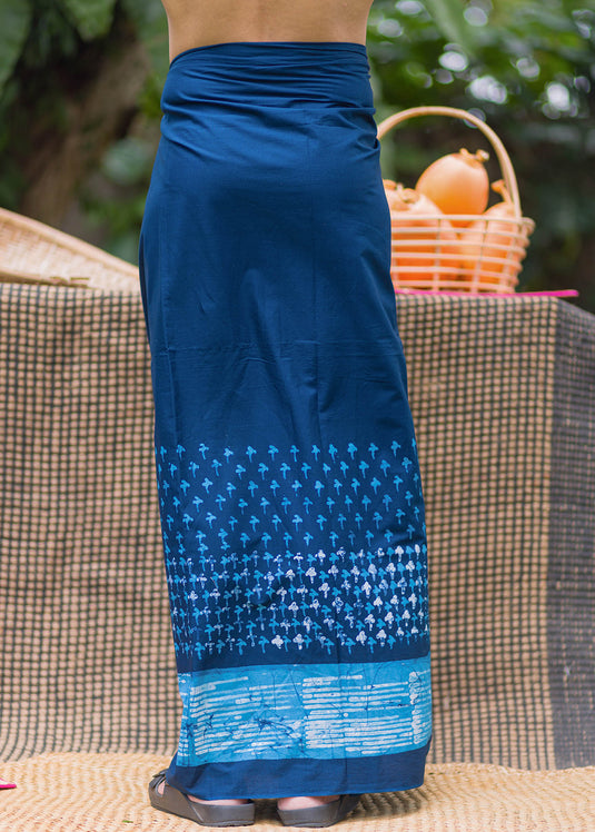 Batik Sarong With Layers of Borders