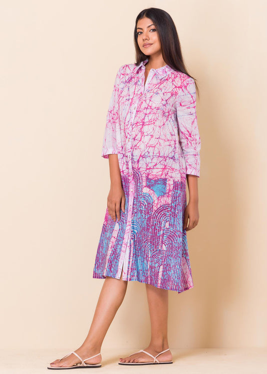 Collard Batik Dress