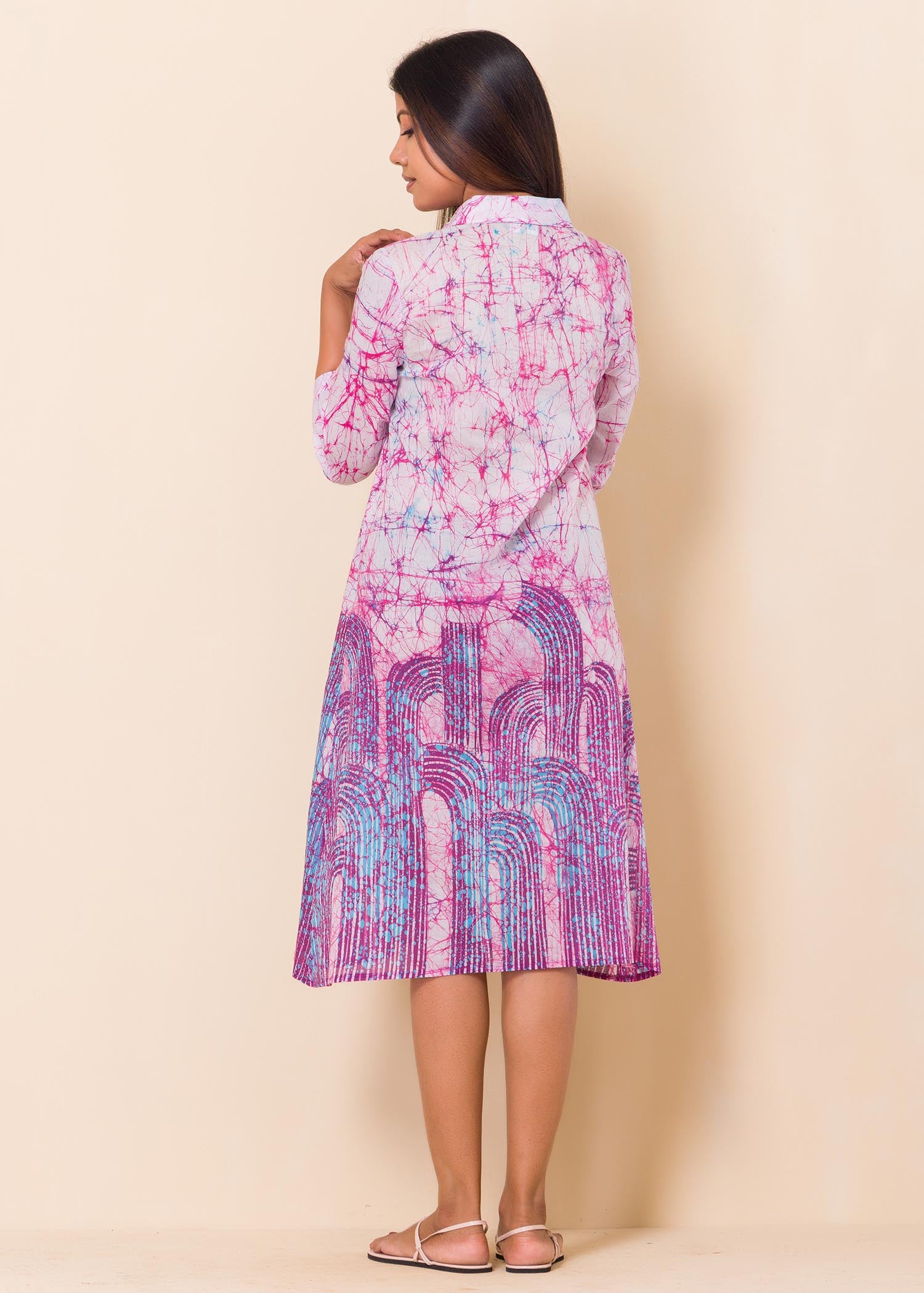 Collard Batik Dress