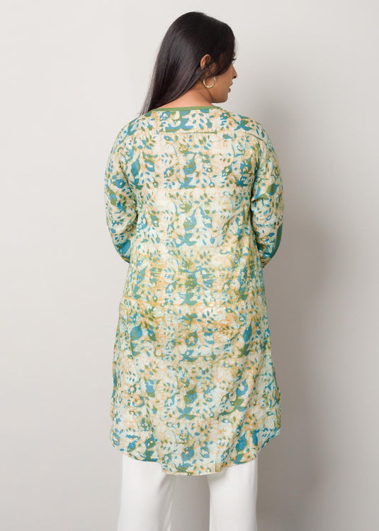 batik kurtha top