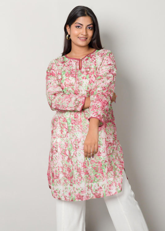 batik kurtha top