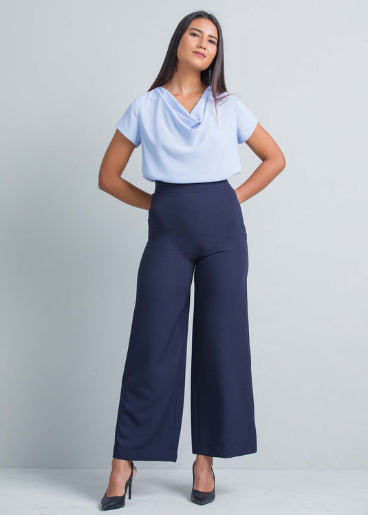 Cowl neck blouse
