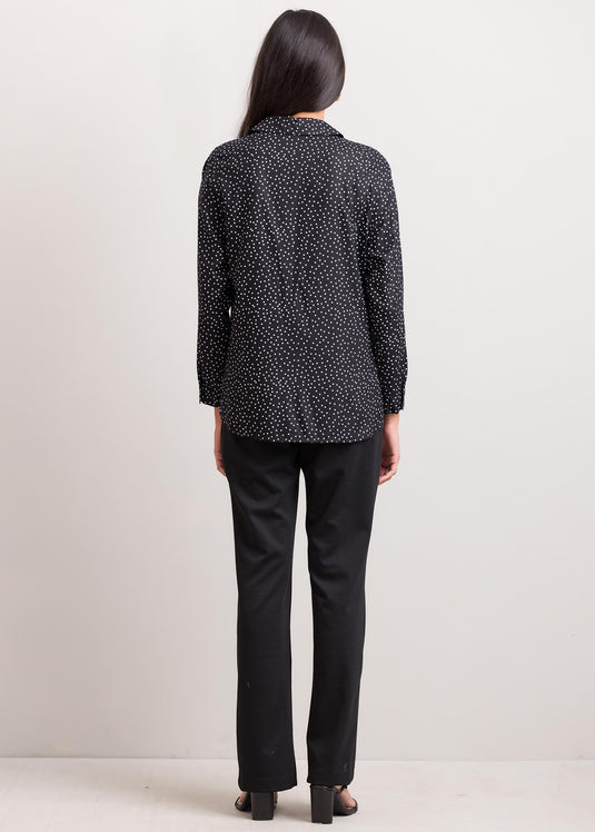 Polka dot basic shirt