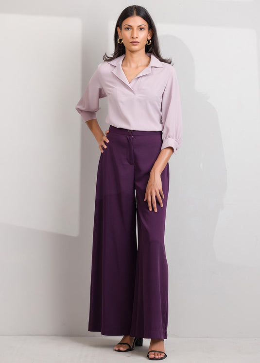 Collar detailed blouse