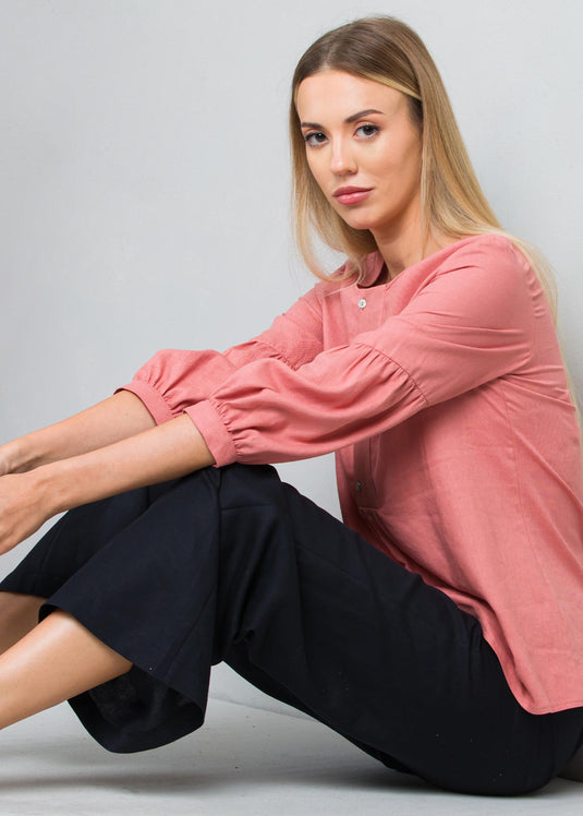 Sleeve detail blouse