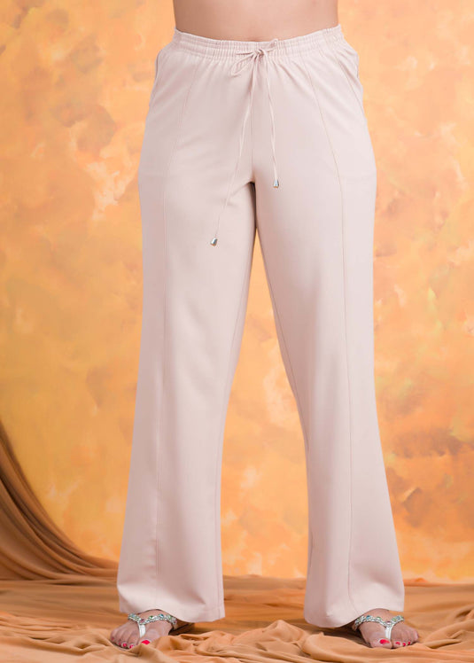 Elasticated waist pant with draw cord