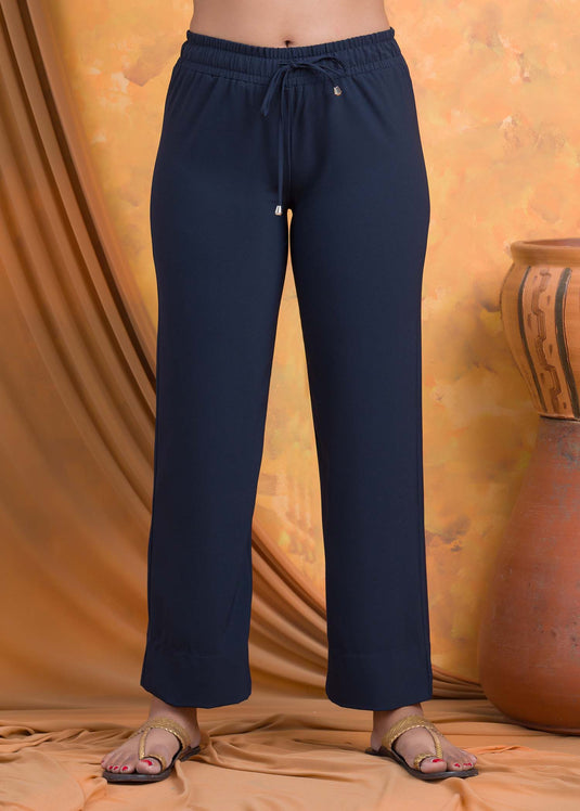 Elasticated waist pant with draw cord