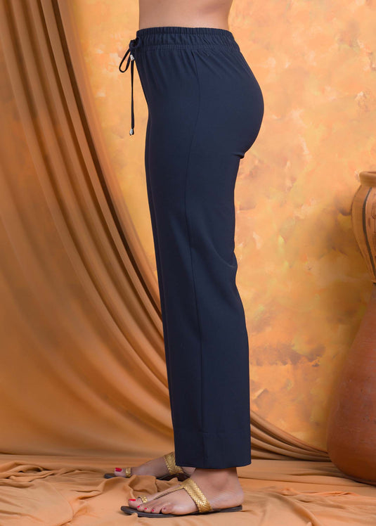 Elasticated waist pant with draw cord
