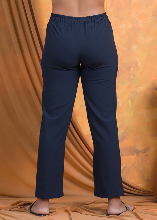 Elasticated waist pant with draw cord