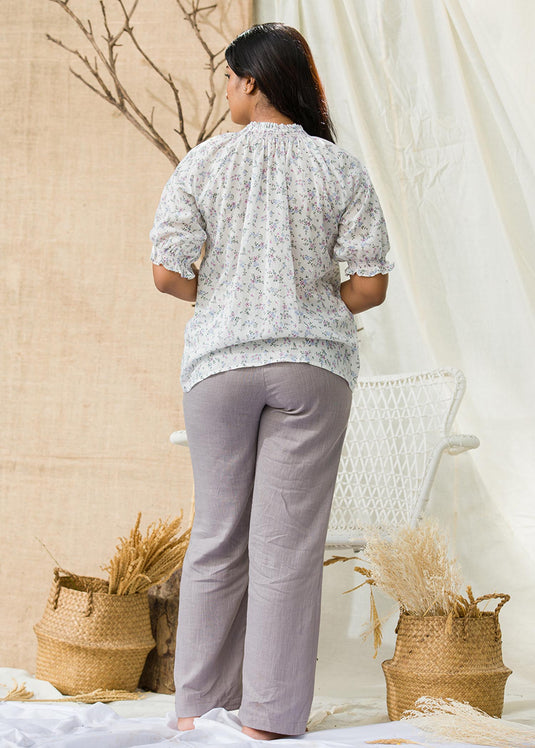 Smocking Detailed Blouse