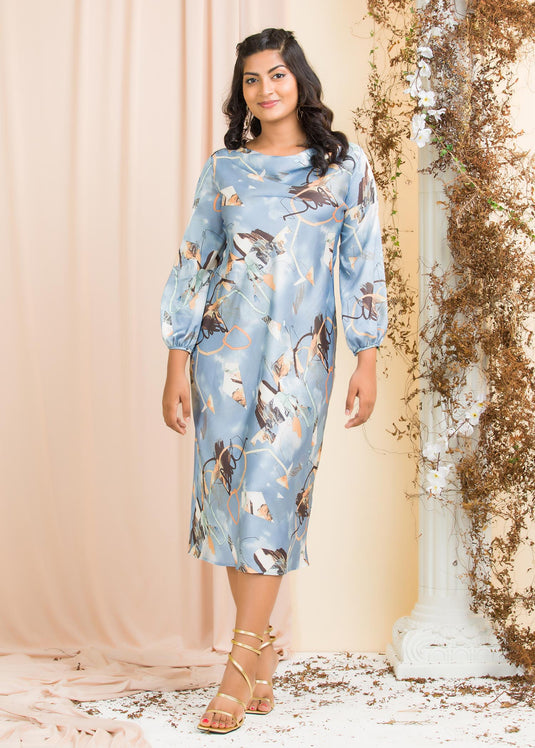 Cawl neck dress