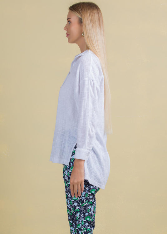 Drop shoulder shirt
