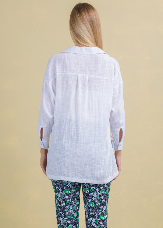Drop shoulder shirt