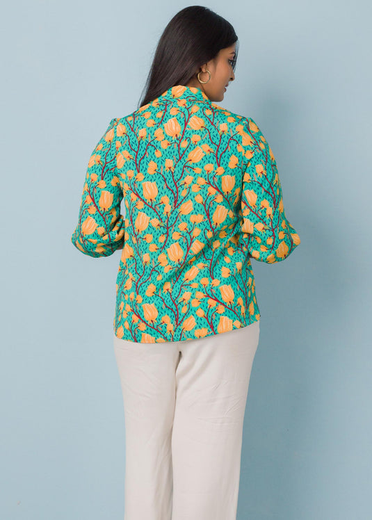 Frill detailed blouse