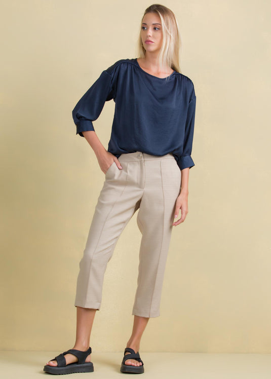Drop shoulder blouse