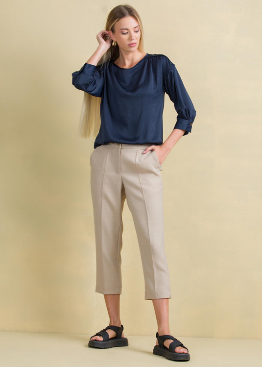 Drop shoulder blouse