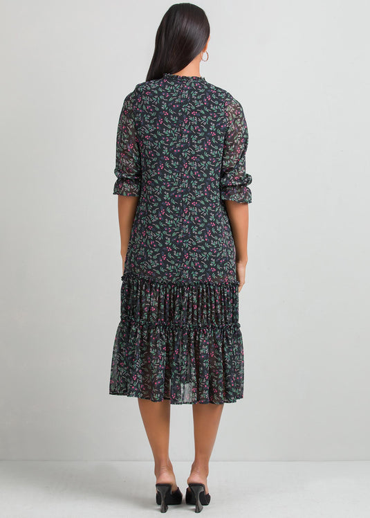Tiered panel dress