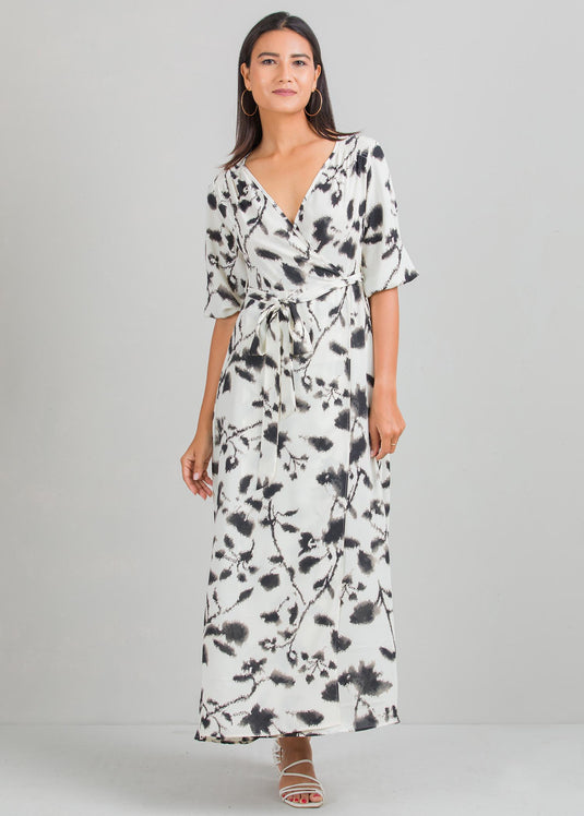 Cross over maxi dress