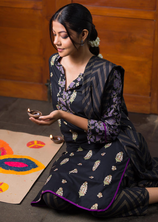 Multi print kurtha top