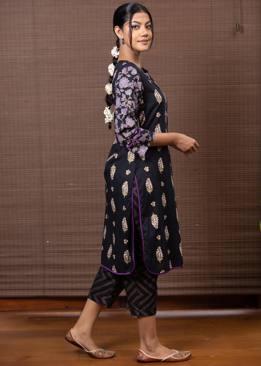 Multi print kurtha top