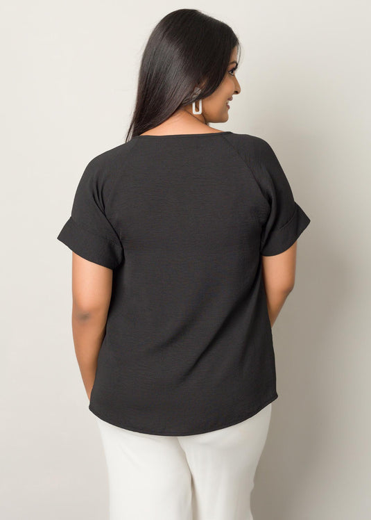 Collar detailed blouse