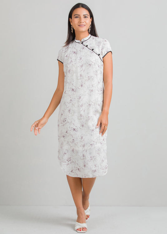 Chinese collar dress