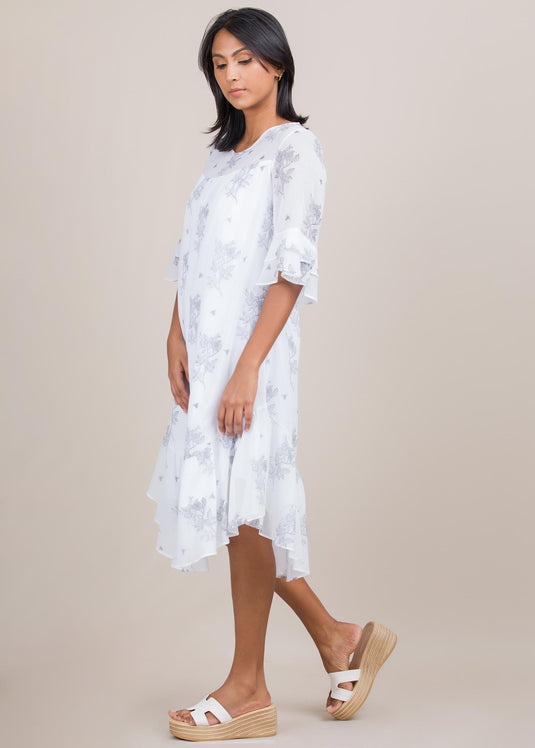 Tiered detail dress