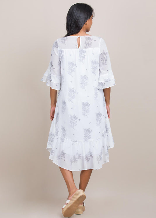 Tiered detail dress