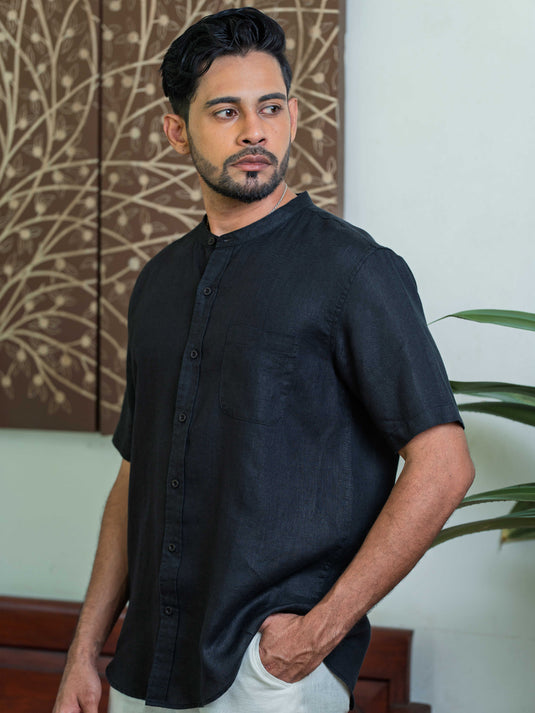 Linen Tyler Short Sleeve Shirt