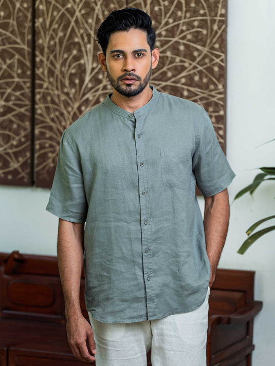 Linen Tyler Short Sleeve Shirt