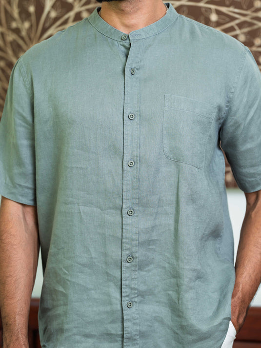 Linen Tyler Short Sleeve Shirt