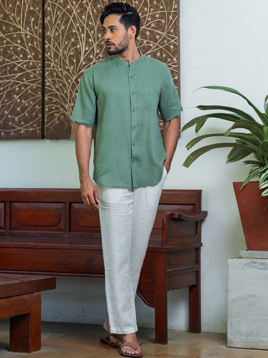 Linen Tyler Short Sleeve Shirt