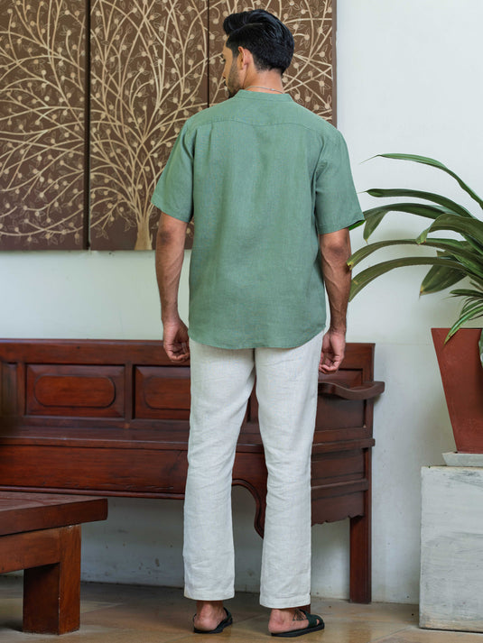Linen Tyler Short Sleeve Shirt